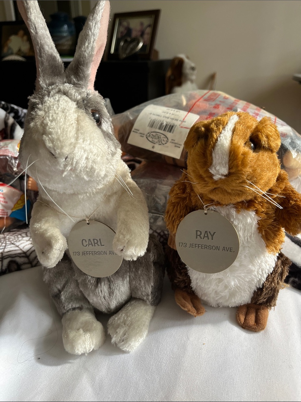 Vintage Carl & Ray Plush blockbuster beanies